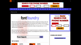 What Fontfoundry.com website looked like in 2021 (2 years ago)