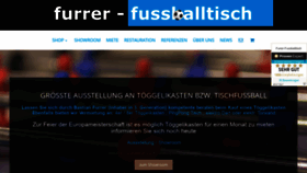 What Furrer-fussballtisch.ch website looked like in 2021 (2 years ago)