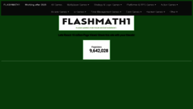 What Flashmath1.github.io website looked like in 2021 (2 years ago)