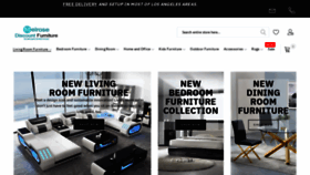 What Furniturestorelosangeles.com website looked like in 2021 (2 years ago)