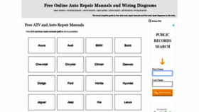 What Free-auto-repair-manuals.com website looked like in 2021 (2 years ago)
