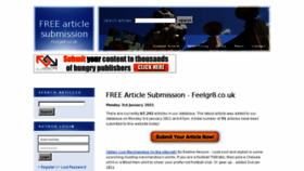 What Feelgr8.co.uk website looked like in 2011 (13 years ago)