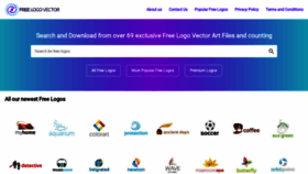 What Freelogovector.com website looked like in 2021 (2 years ago)
