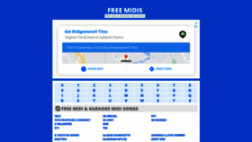 What Freemidis.net website looked like in 2021 (2 years ago)