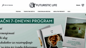 What Futuristiclife.si website looked like in 2021 (2 years ago)