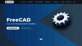What Freecad.org website looked like in 2021 (2 years ago)