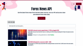 What Forexnewsapi.com website looked like in 2021 (2 years ago)