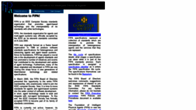 What Fipa.org website looked like in 2021 (3 years ago)