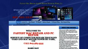 What Fastestmacpcrepair.com website looked like in 2021 (3 years ago)