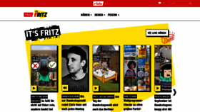 What Fritz.de website looked like in 2021 (2 years ago)