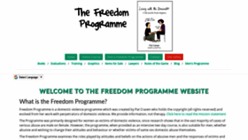 What Freedomprogramme.co.uk website looked like in 2021 (2 years ago)