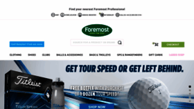 What Foremostgolf.com website looked like in 2021 (2 years ago)