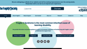 What Fragilex.org.uk website looked like in 2021 (2 years ago)