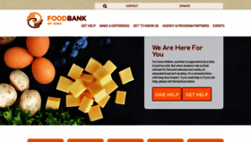 What Foodbankiowa.org website looked like in 2021 (2 years ago)