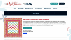What Freequiltpatterns.info website looked like in 2021 (2 years ago)
