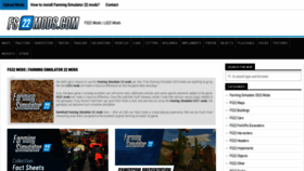 What Fs22mods.com website looked like in 2021 (2 years ago)