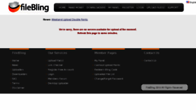 What Filebling.com website looked like in 2011 (13 years ago)