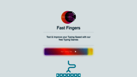 What Fastfingers.net website looked like in 2021 (2 years ago)