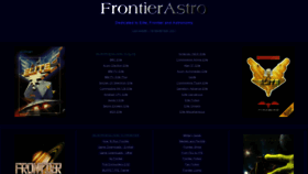 What Frontierastro.co.uk website looked like in 2021 (2 years ago)