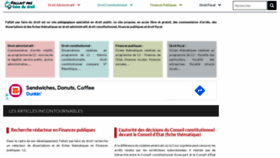 What Fallaitpasfairedudroit.fr website looked like in 2021 (2 years ago)