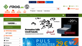 What Frog.ee website looked like in 2021 (3 years ago)