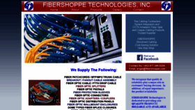 What Fibershoppe.com website looked like in 2021 (2 years ago)