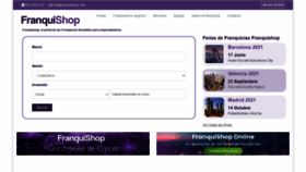 What Franquishop.com website looked like in 2021 (2 years ago)