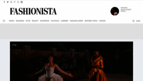 What Fashionista.com website looked like in 2021 (2 years ago)