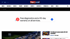 What Fox2now.com website looked like in 2021 (2 years ago)