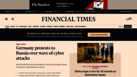What Ft.com website looked like in 2021 (2 years ago)