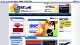 What Fertilab.net website looked like in 2021 (2 years ago)