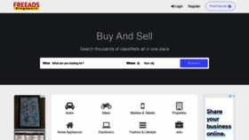 What Freeads.sg website looked like in 2021 (4 years ago)