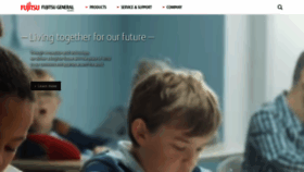 What Fujitsu-general.com website looked like in 2021 (2 years ago)