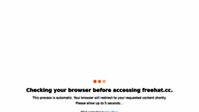 What Freehat.cc website looked like in 2021 (2 years ago)