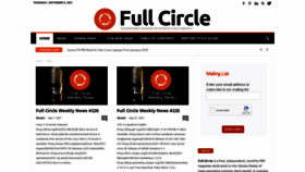 What Fullcirclemagazine.org website looked like in 2021 (3 years ago)