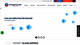 What Frigosark.com website looked like in 2021 (3 years ago)