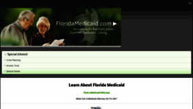 What Floridamedicaid.com website looked like in 2021 (2 years ago)