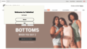 What Fabletics.ca website looked like in 2021 (3 years ago)