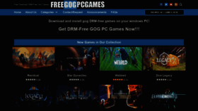 What Freegogpcgames.com website looked like in 2021 (2 years ago)