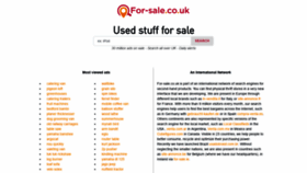 What For-sale.co.uk website looked like in 2021 (2 years ago)