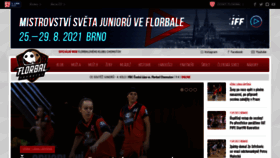 What Florbalchomutov.cz website looked like in 2021 (2 years ago)