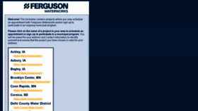 What Fergusonscheduling.com website looked like in 2021 (2 years ago)