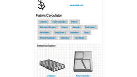 What Fabric-calculator.com website looked like in 2021 (2 years ago)