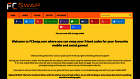 What Fcswap.com website looked like in 2021 (2 years ago)