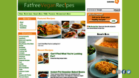What Fatfreevegan.com website looked like in 2021 (2 years ago)