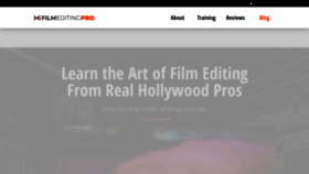 What Filmeditingpro.com website looked like in 2021 (2 years ago)