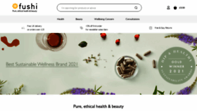 What Fushiwellbeing.com website looked like in 2021 (2 years ago)