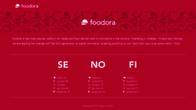 What Foodora.ca website looked like in 2021 (2 years ago)