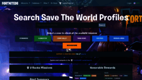 What Fortnitedb.com website looked like in 2021 (2 years ago)
