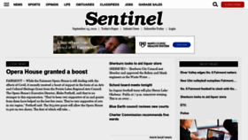 What Fairmontsentinel.com website looked like in 2021 (2 years ago)